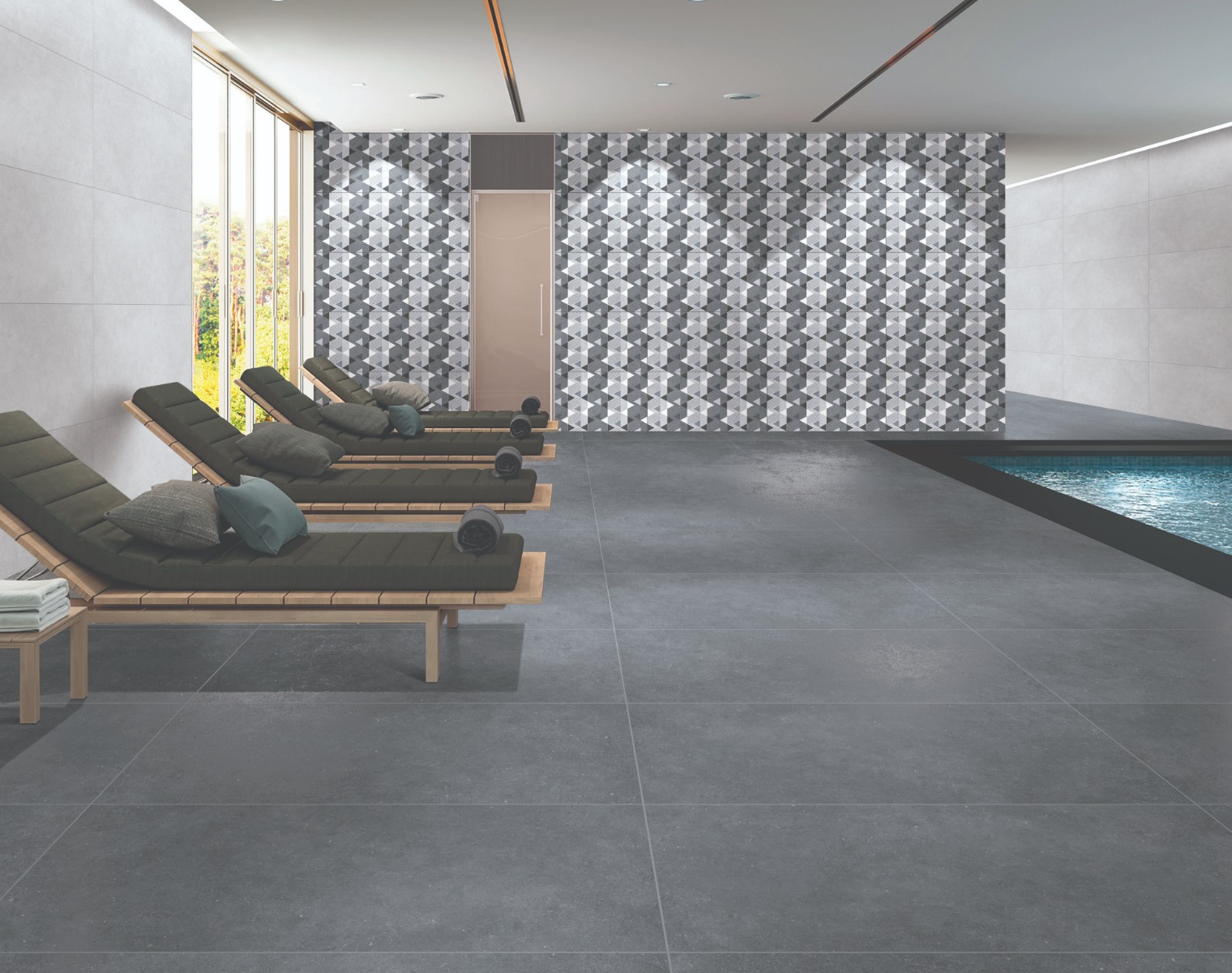 Matte Finish BHF Sandy Grey FT Forever tile 600x1200 mm