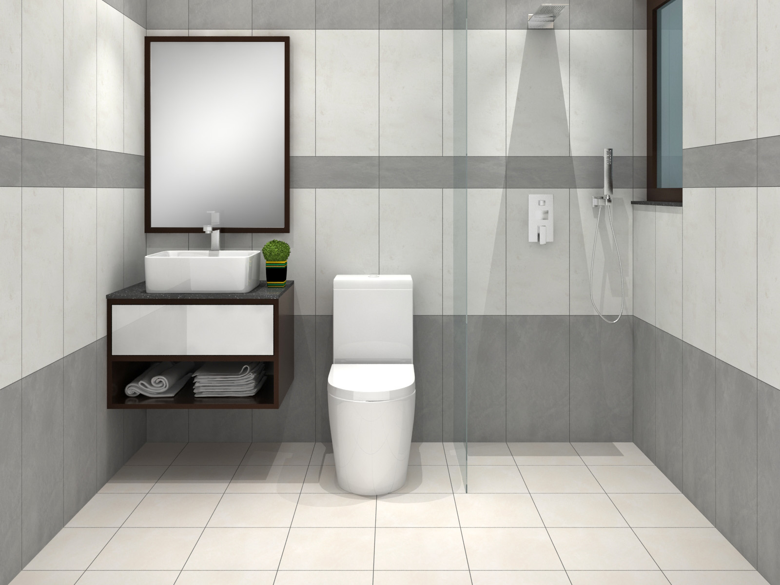 Matte Finish ODM Cement Silver   Ceramic tile 300x600 mm