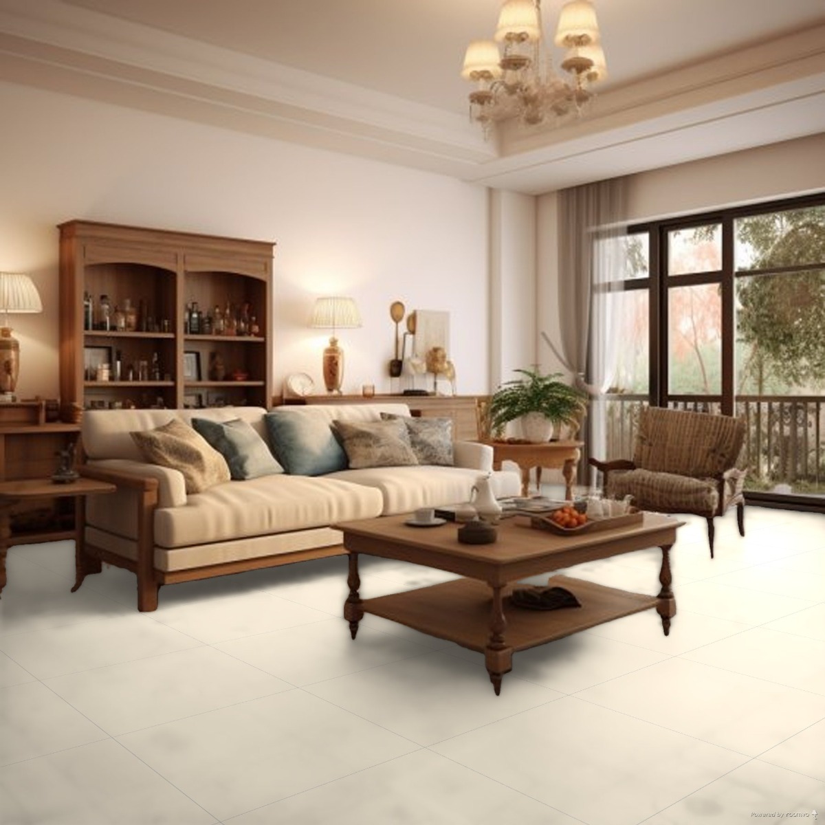 Glossy Finish 10201 Polished Vitrified Tiles Floor Tiles