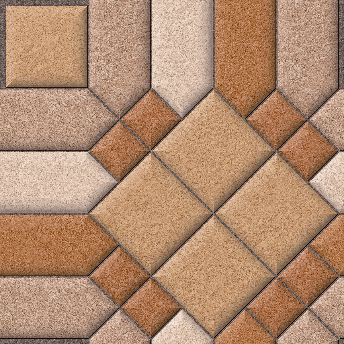 HRP Geometric Stone Beige