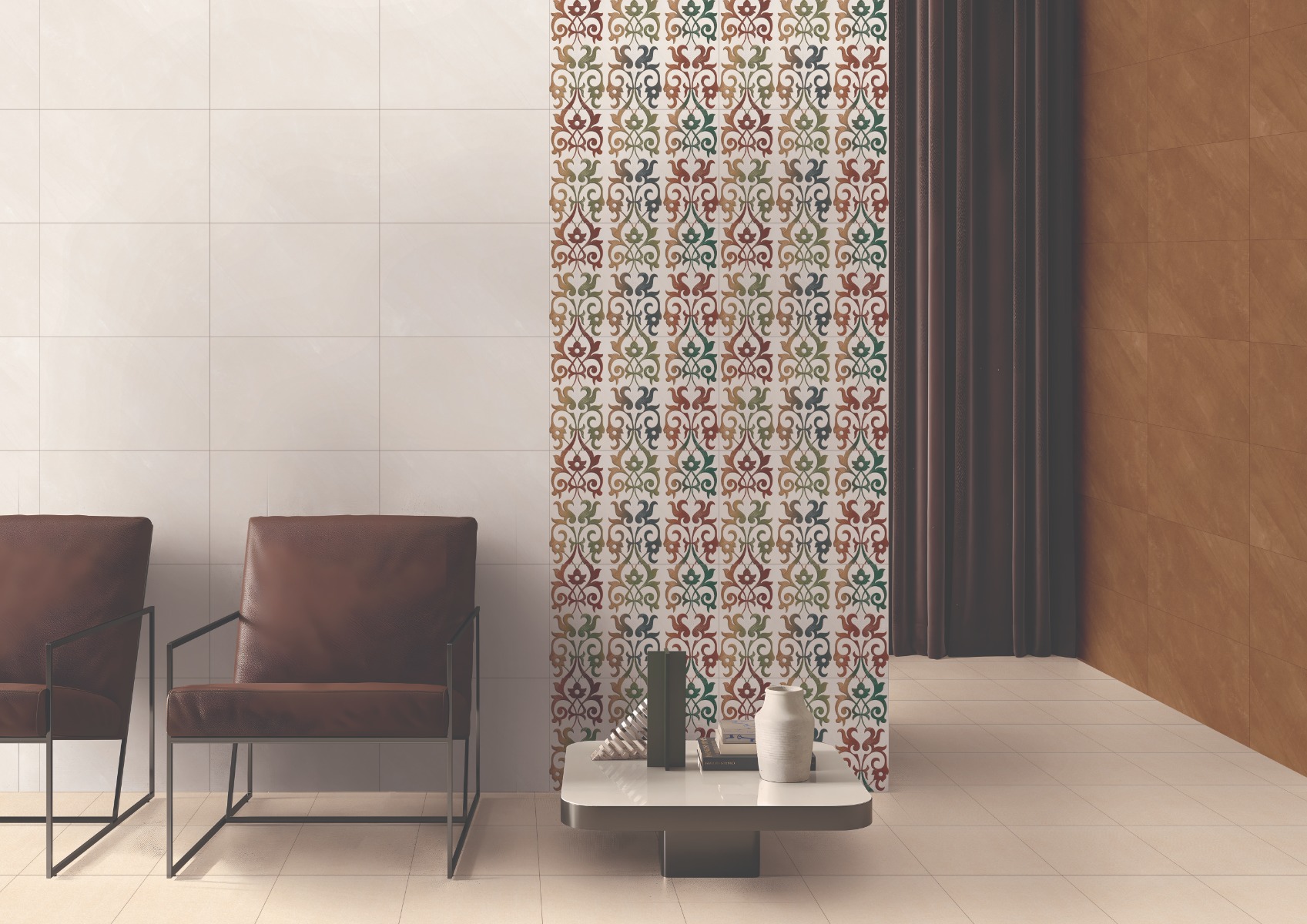 Matte Finish Anti-Skid EC Ivory Ceramic tile 300x300 mm