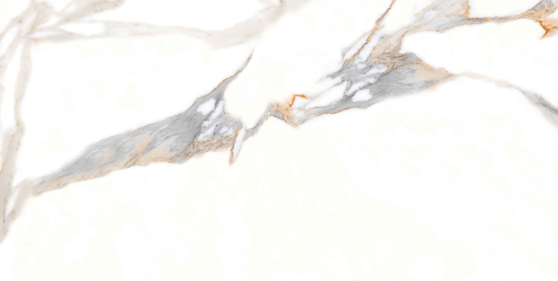 Matte Finish Baby Satin Calacatta Fantasy Marble Glazed Vitrified Tiles 600x1200 mm