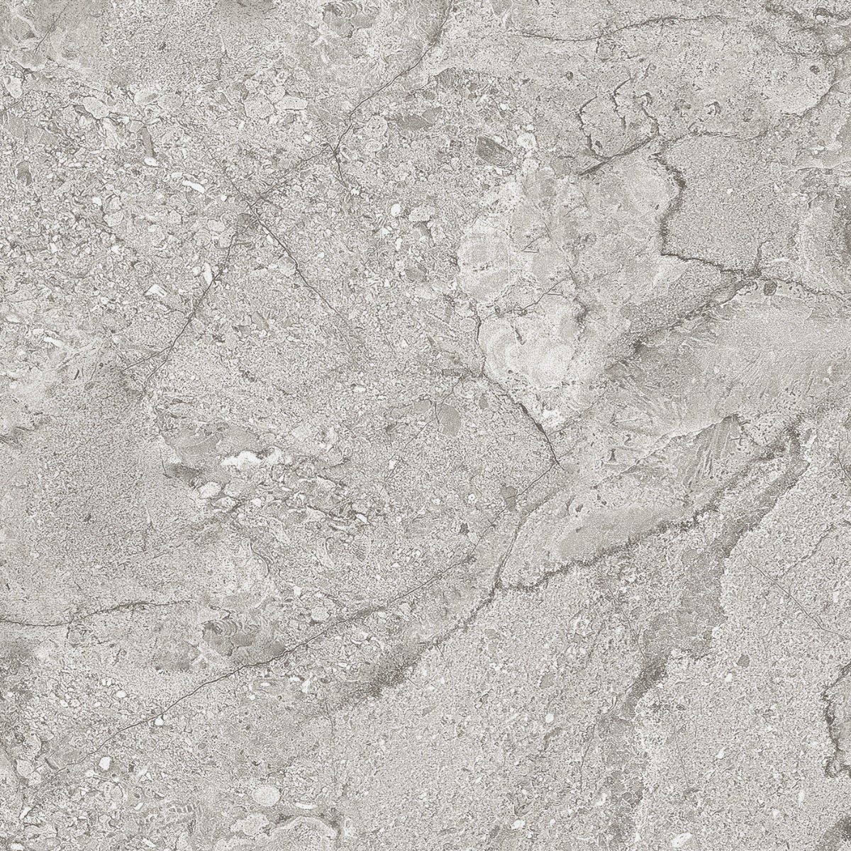 Matte Finish BDM Breccia Marble Grey DK Ceramic tile 395x395 mm
