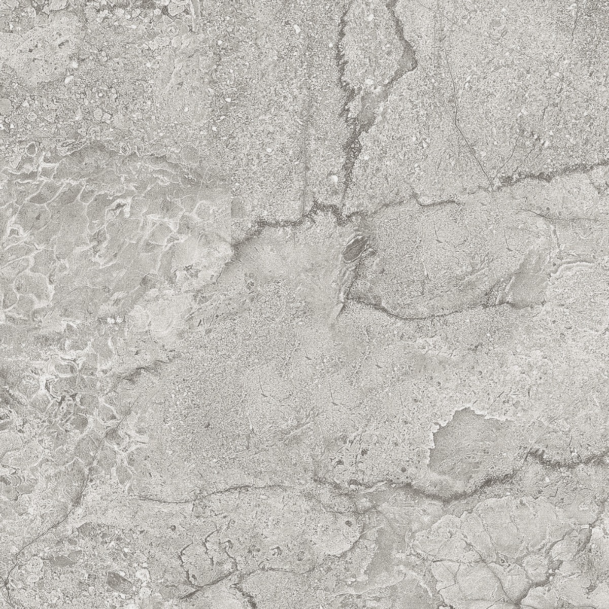 Matte Finish BDM Breccia Marble Grey DK Ceramic tile 395x395 mm