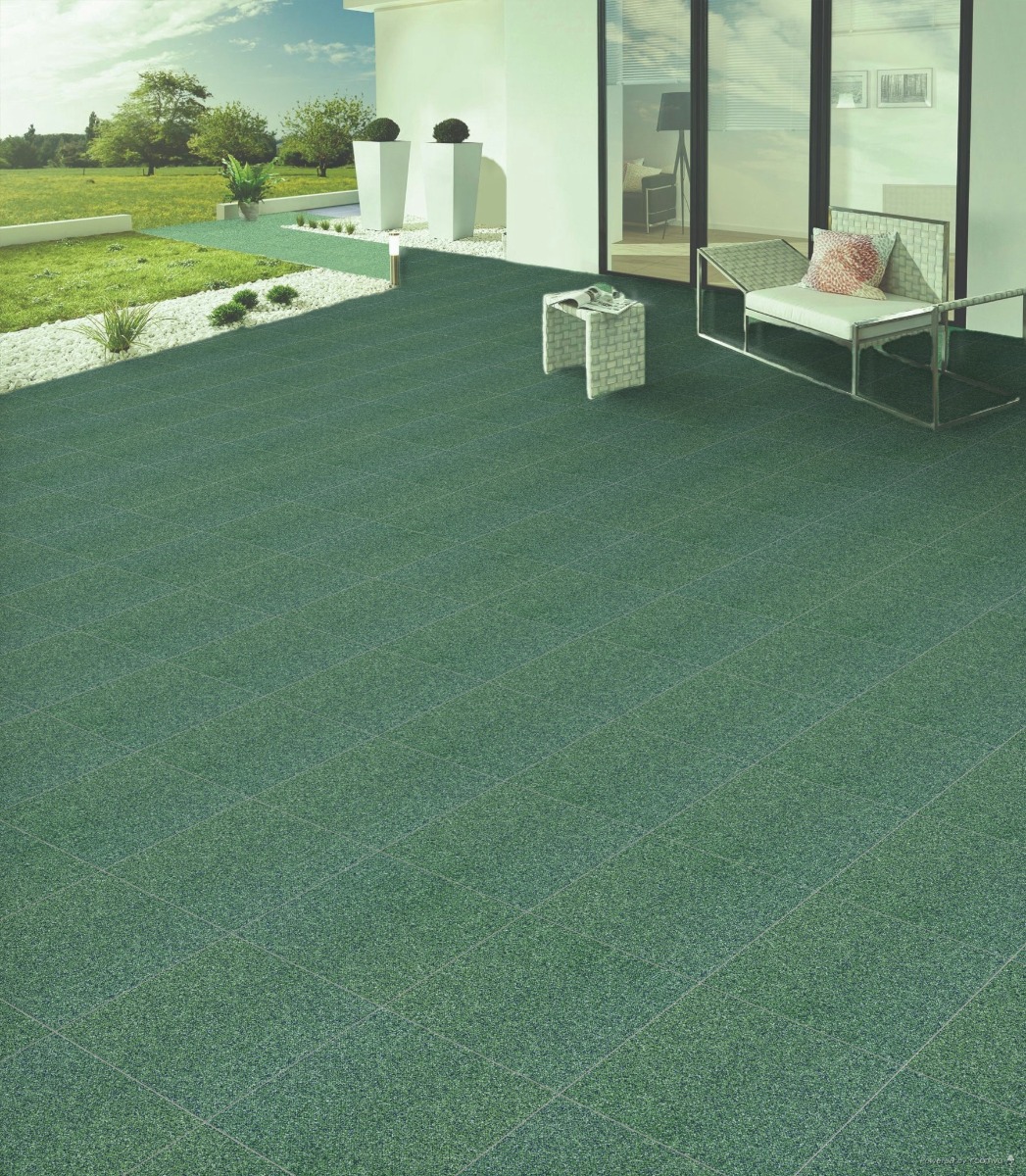 Matte Finish BFM Anti-Skid EC Green Ceramic tile 300x300 mm