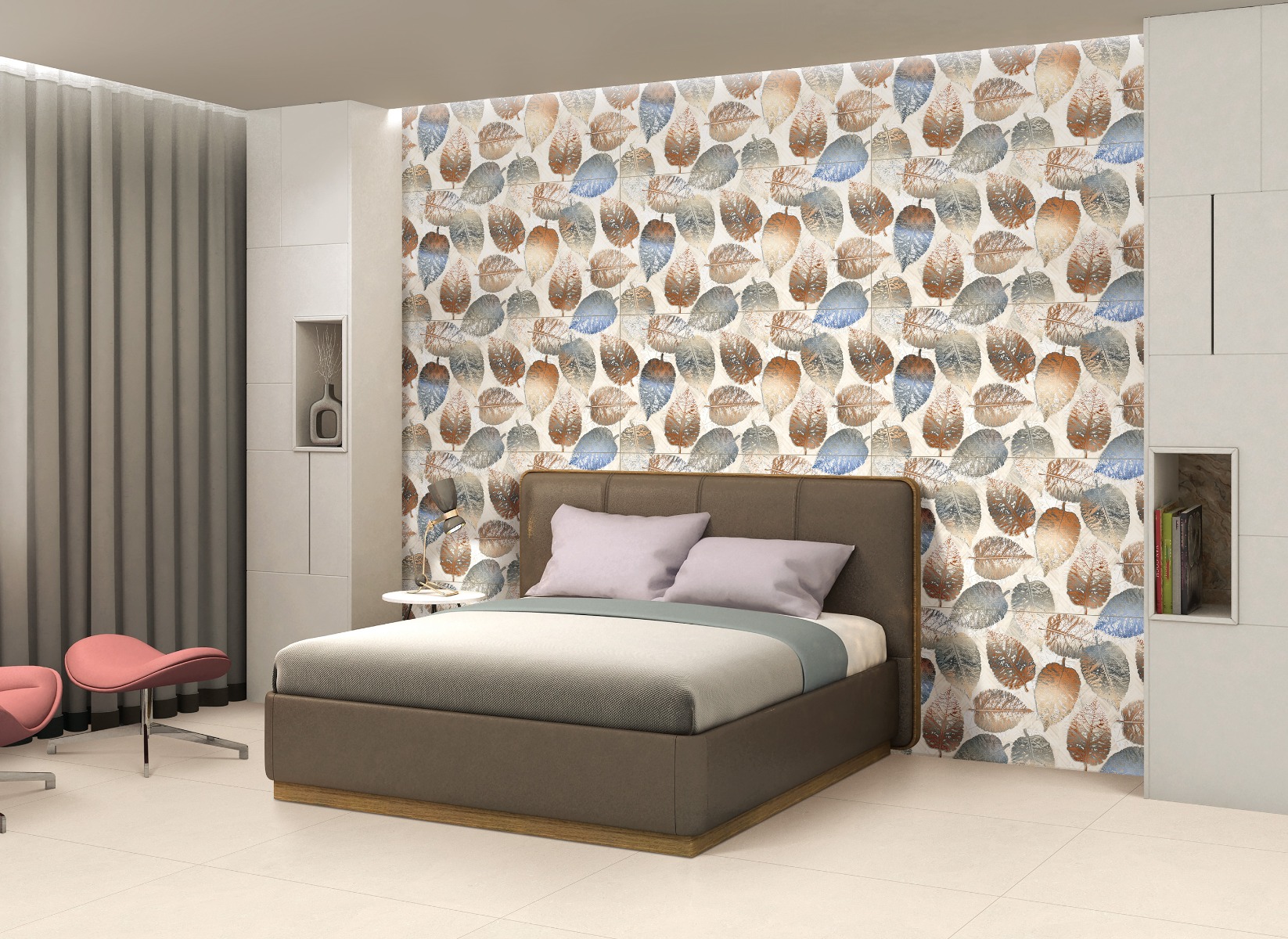 Matte Finish DGVT Coquina Sand Ivory Glazed Vitrified Tiles 600x1200 mm