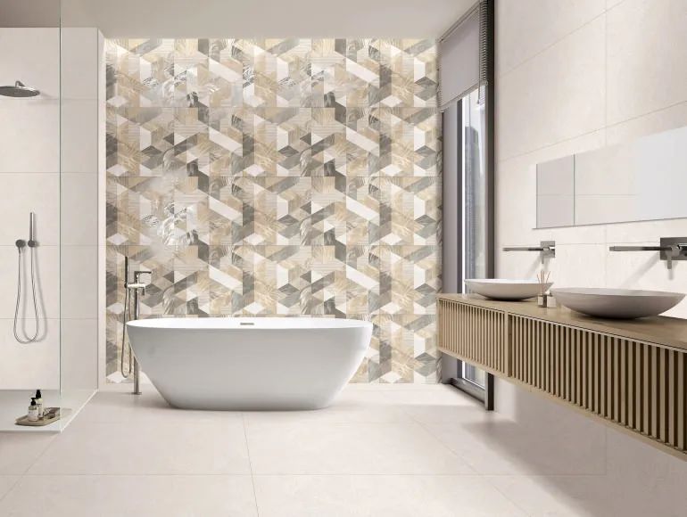 Carving Decor Geometric Line Art