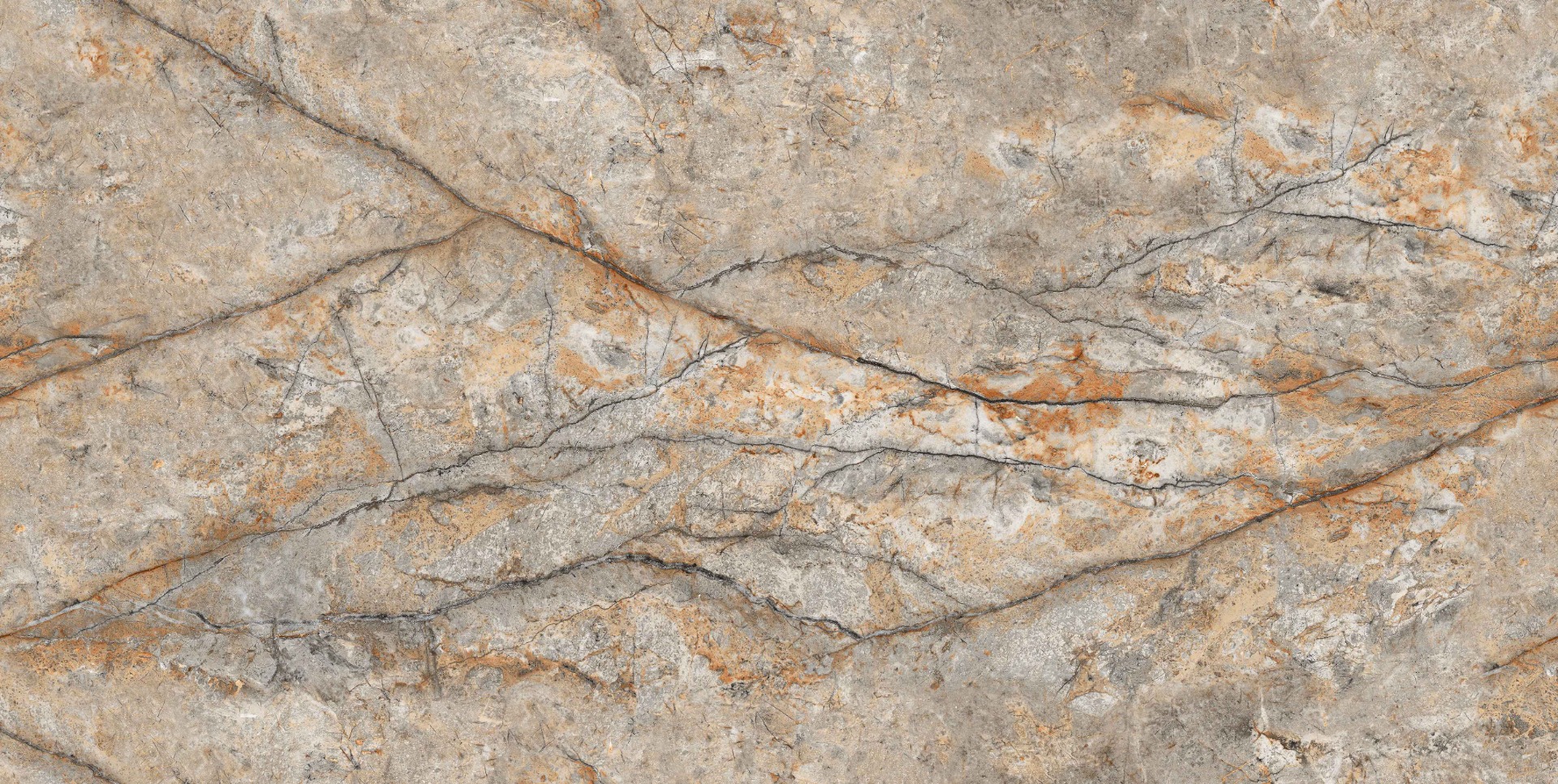 Matte Finish Carving Endless Silver Root Marble Glazed Vitrified Tiles 600x1200 mm