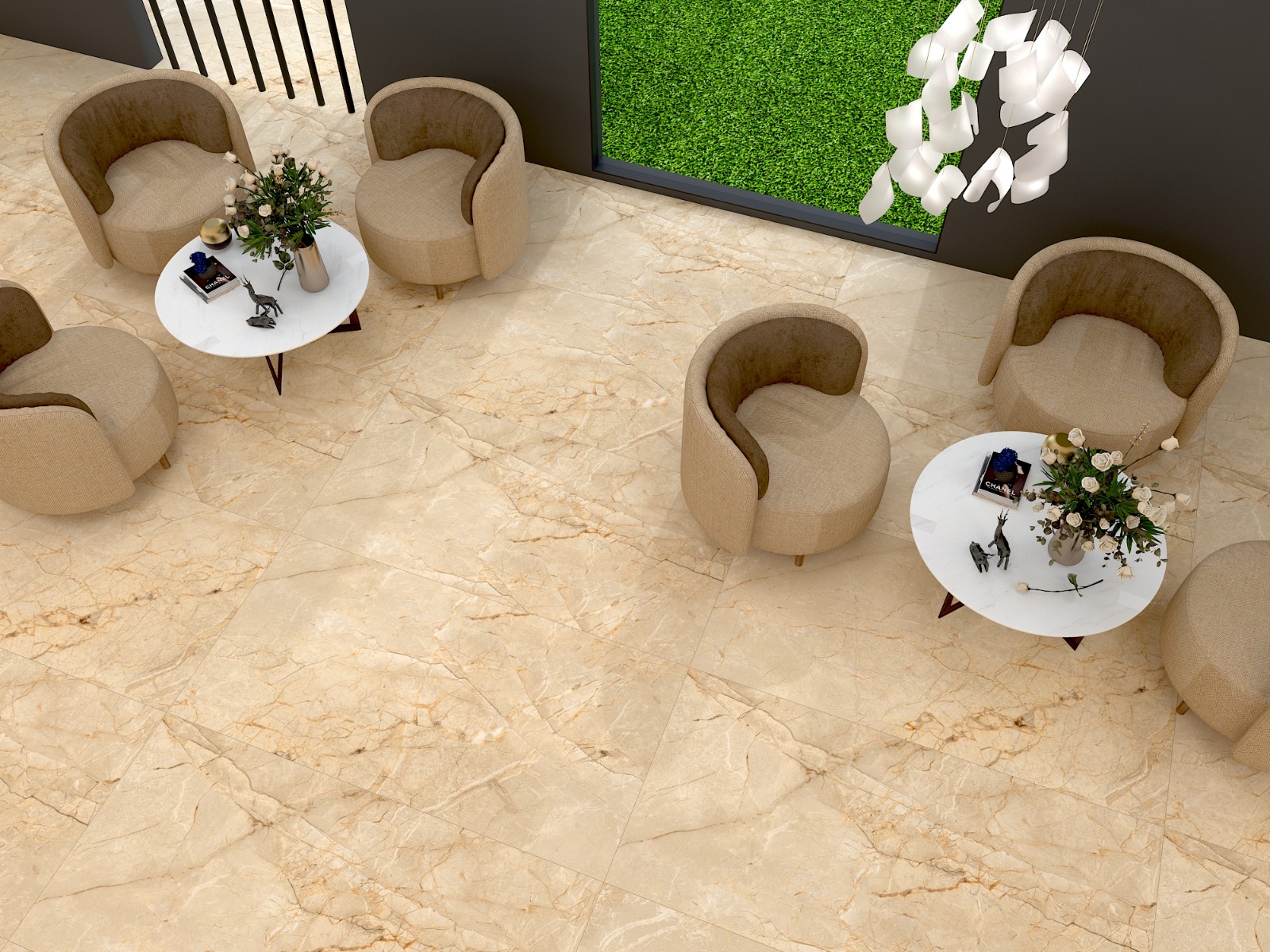 Carving Sofita Marble Beige