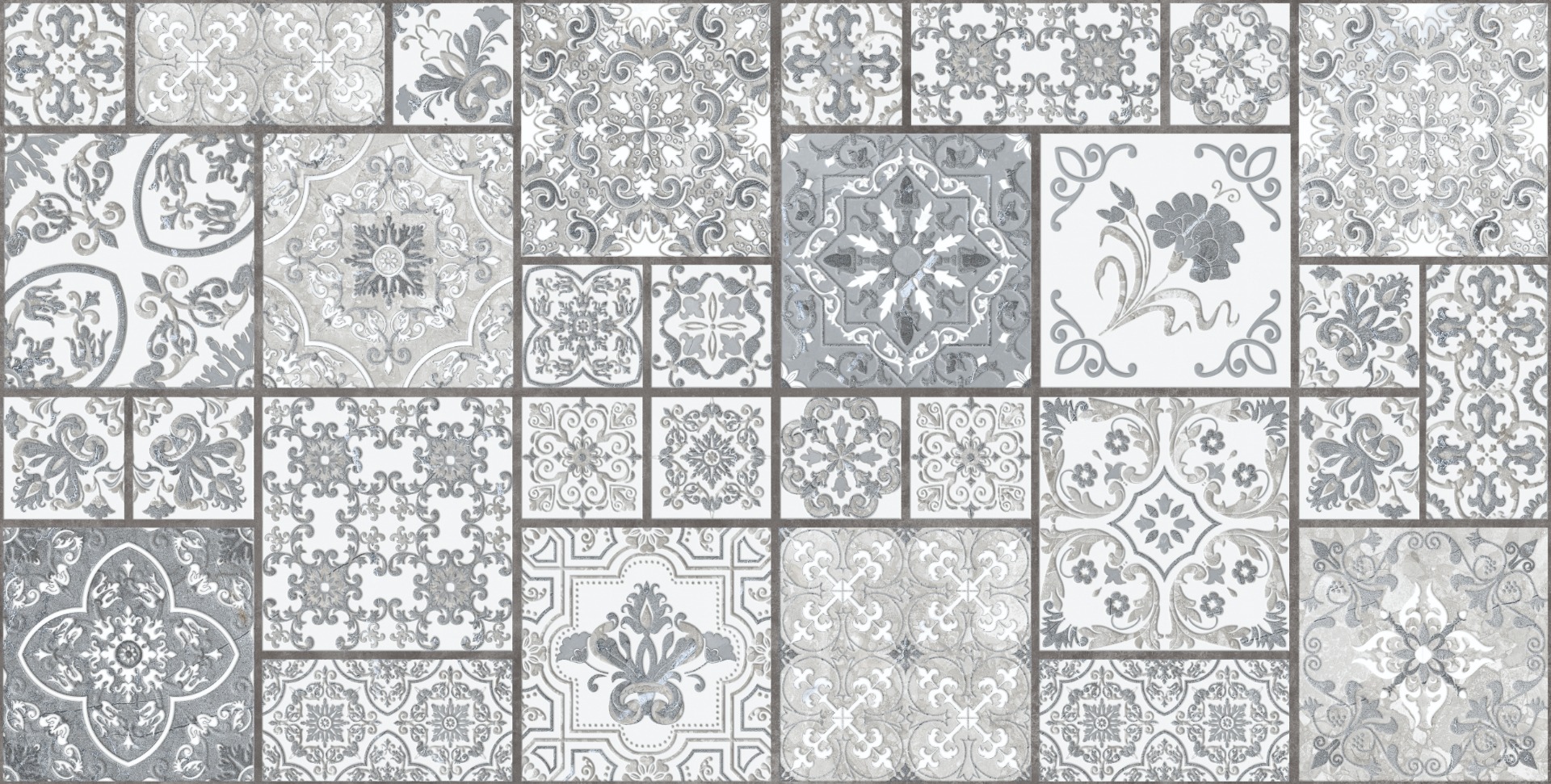 Decor Moroccan Art Grey