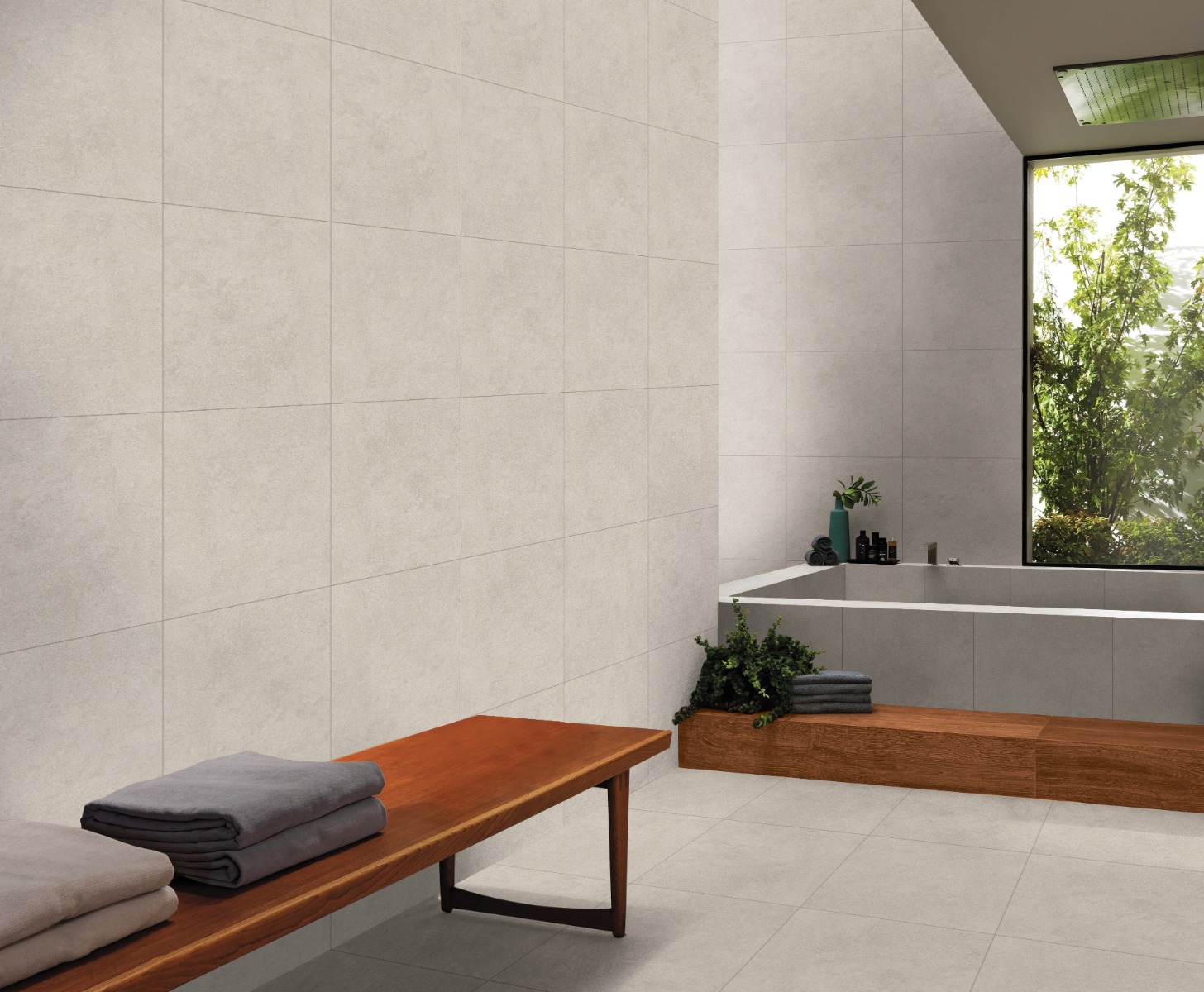 Matte Finish DGVT Cementum Crema Vitrified tile 600x600 mm