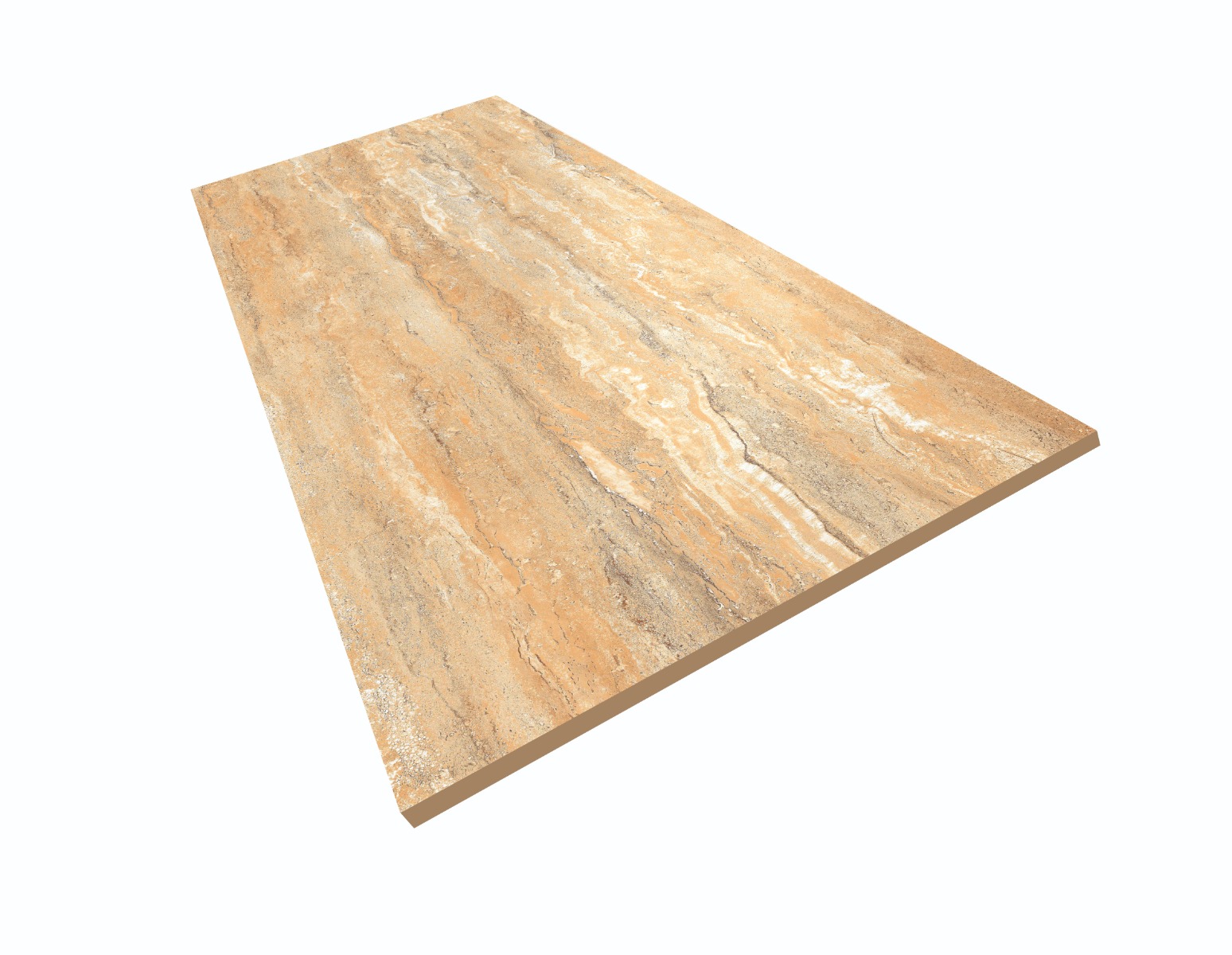 Matte Finish DGVT Classic Travertine Golden Glazed Vitrified Tiles 600x1200 mm