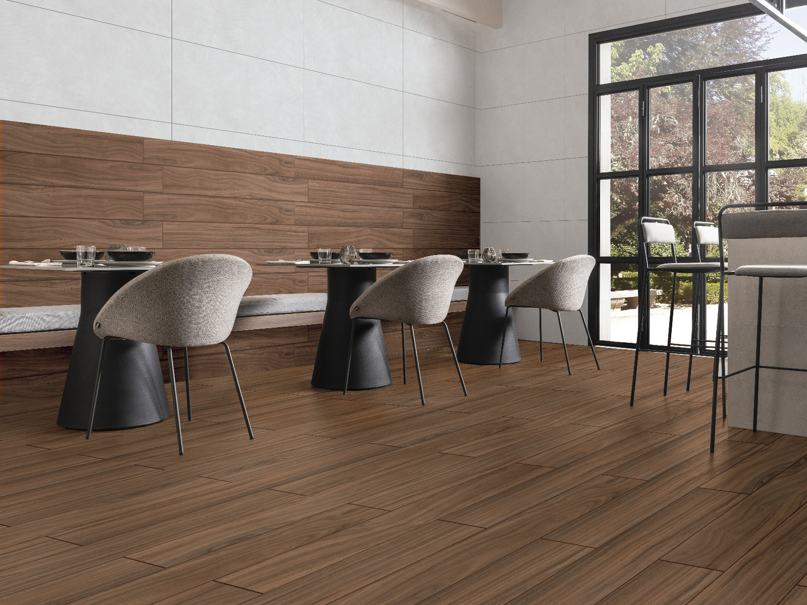 Matte Finish DGVT Pacific Pine Wood Beige Vitrified tile 195x1200 mm