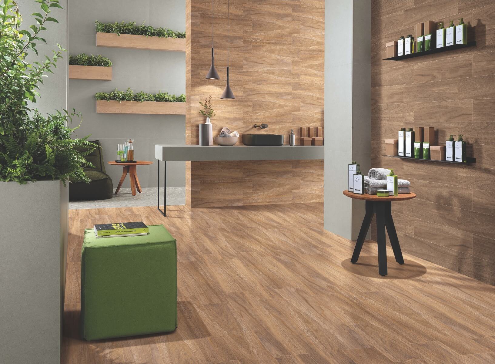 Matte Finish DGVT Poplar Sandune Vitrified tile 145x600 mm