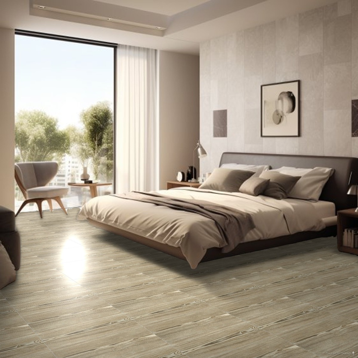 Matte Finish DGVT Rosewood Sandune Vitrified tile 600x600 mm