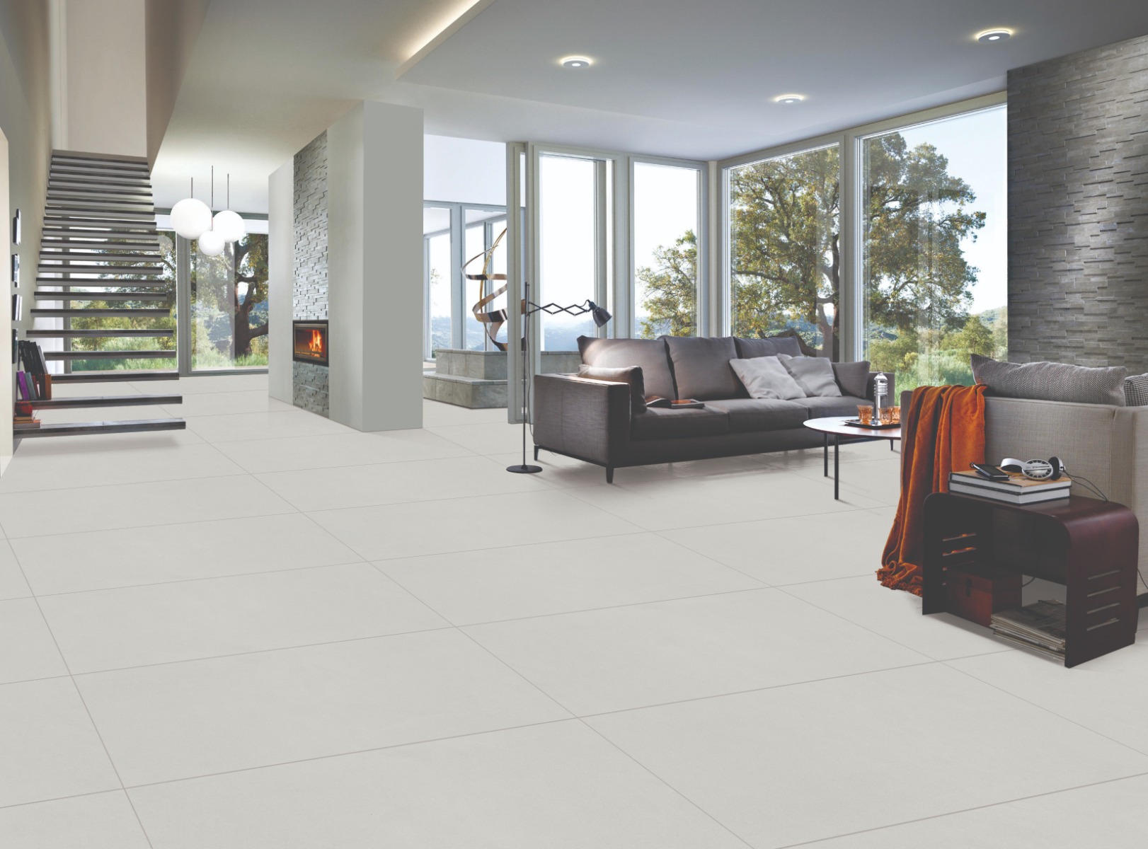 Matte Finish DGVT Sand Grey Lt Glazed Vitrified Tiles 800x1600 mm