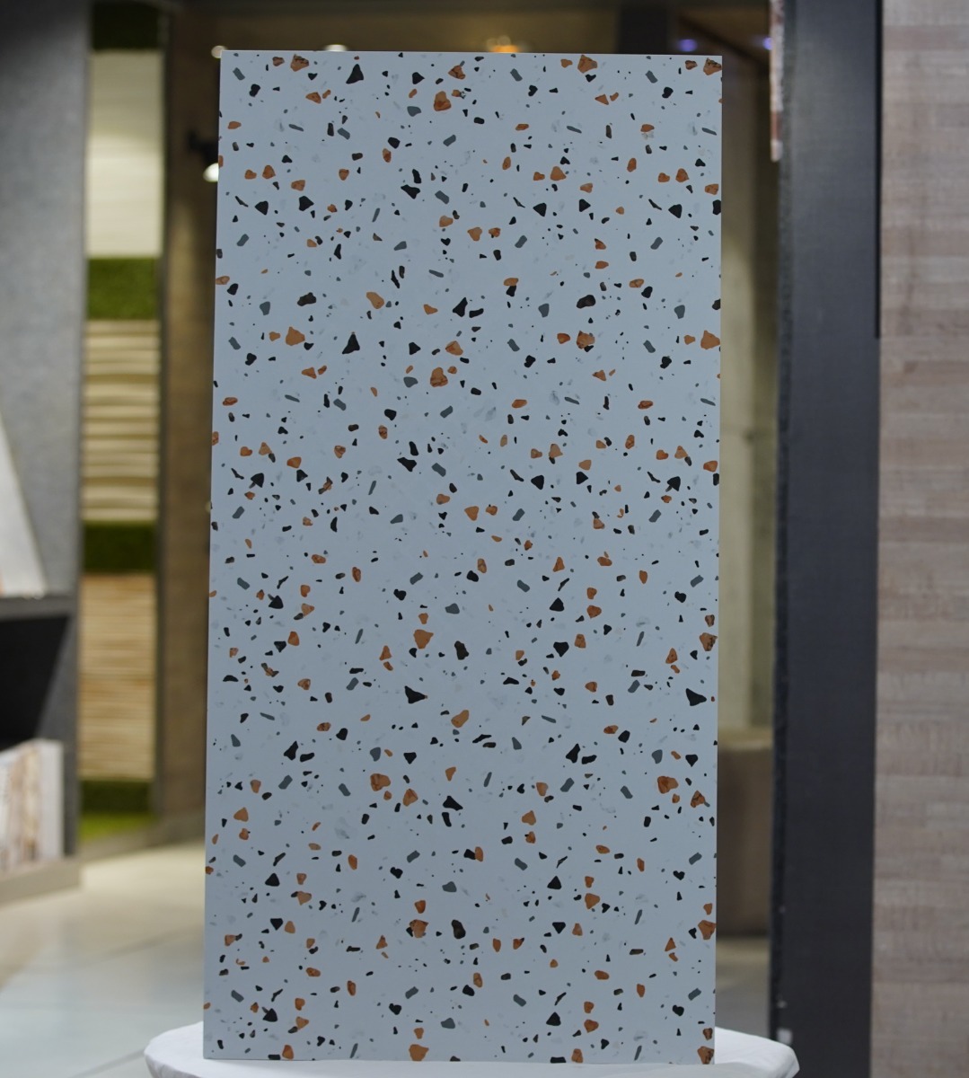 Matte Finish DGVT Terrazzo Multi Glazed Vitrified Tiles 600x1200 mm