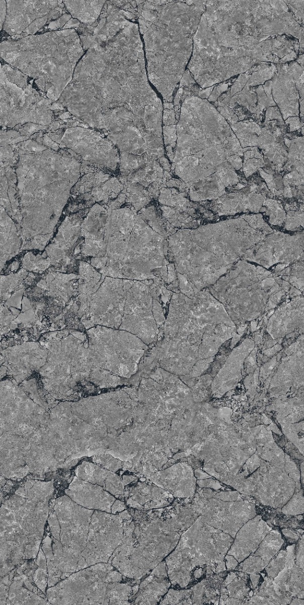 Matte Finish DR Emboss Gloss Crackle Marble Grey Glazed Vitrified Tiles 600x1200 mm