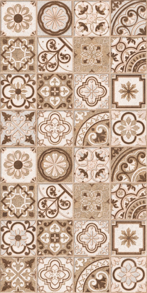 DR Emboss Gloss Moroccan Art Brown