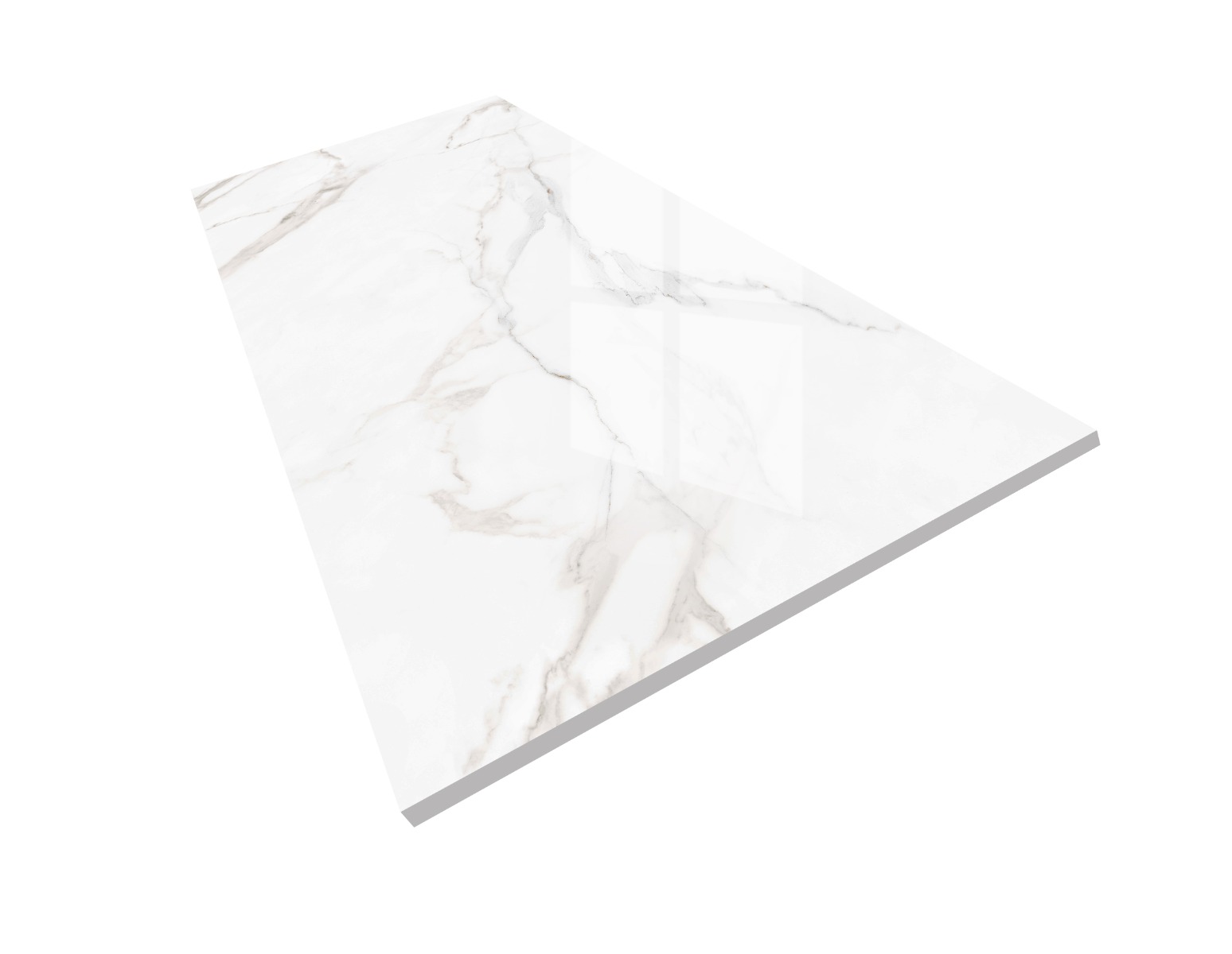 Glossy Finish DR Gloss Endless Canova Statuario Glazed Vitrified Tiles 600x1200 mm