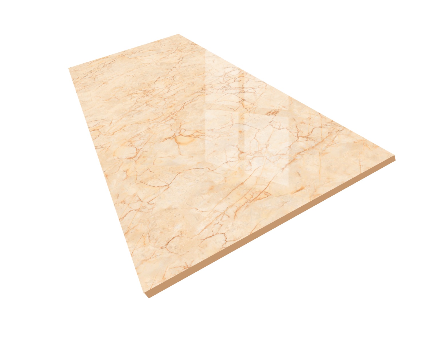 Glossy Finish DR Gloss Endless Softmarbo Beige Glazed Vitrified Tiles 600x1200 mm
