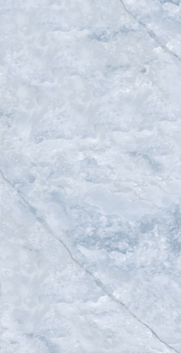 Glossy Finish DR Gloss Onyx Cloudy Blue Marble Glazed Vitrified Tiles 600x1200 mm