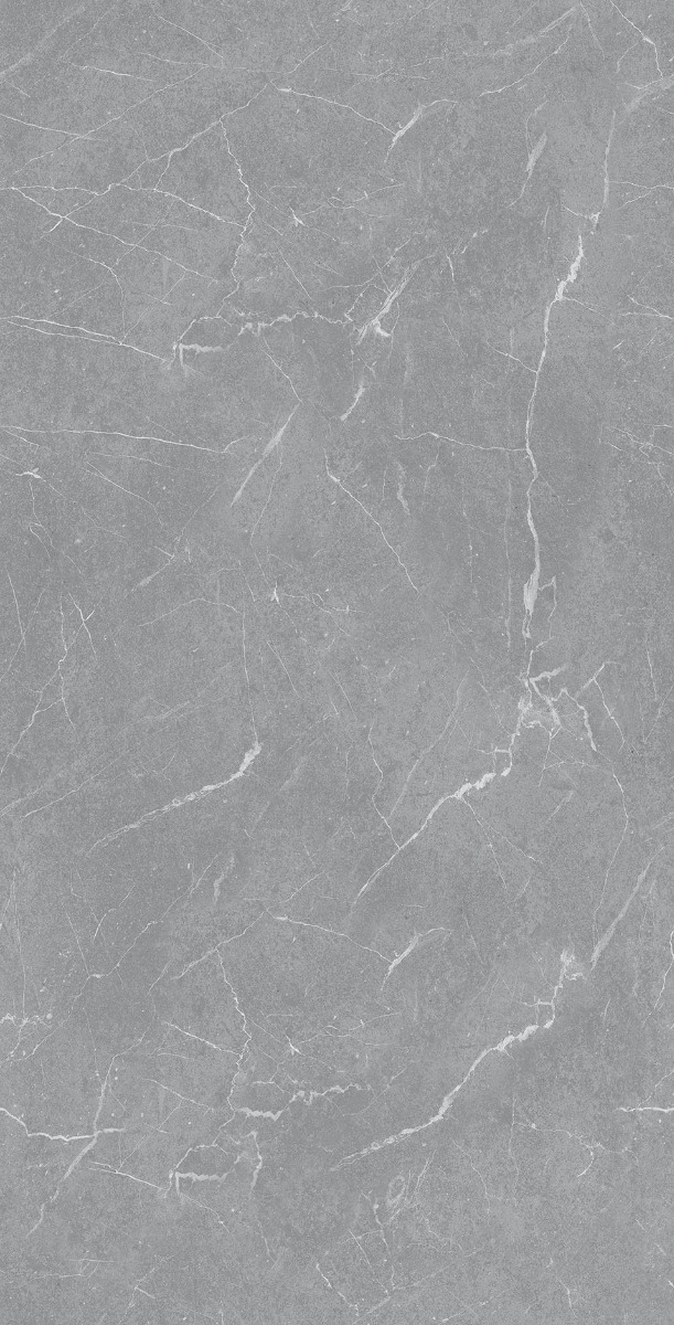 Glossy Finish DR Gloss Pietra Stone Grey Marble Glazed Vitrified Tiles 600x1200 mm