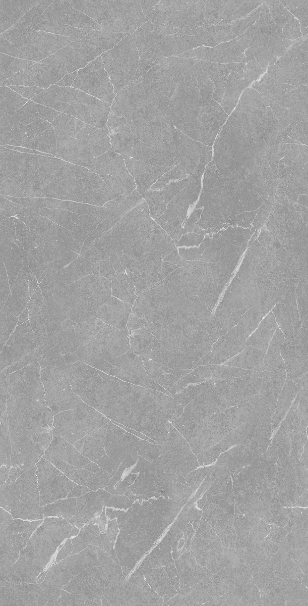 Glossy Finish DR Gloss Pietra Stone Grey Marble Glazed Vitrified Tiles 600x1200 mm