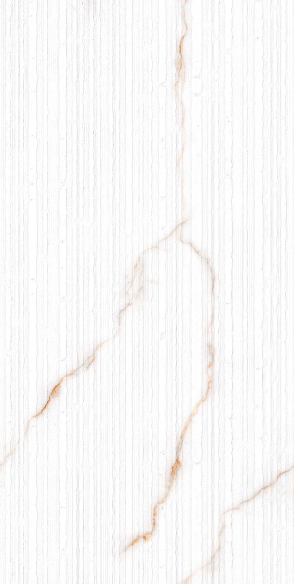 Matte Finish DR Linea Statuario Gold Vein Glazed Vitrified Tiles 600x1200 mm