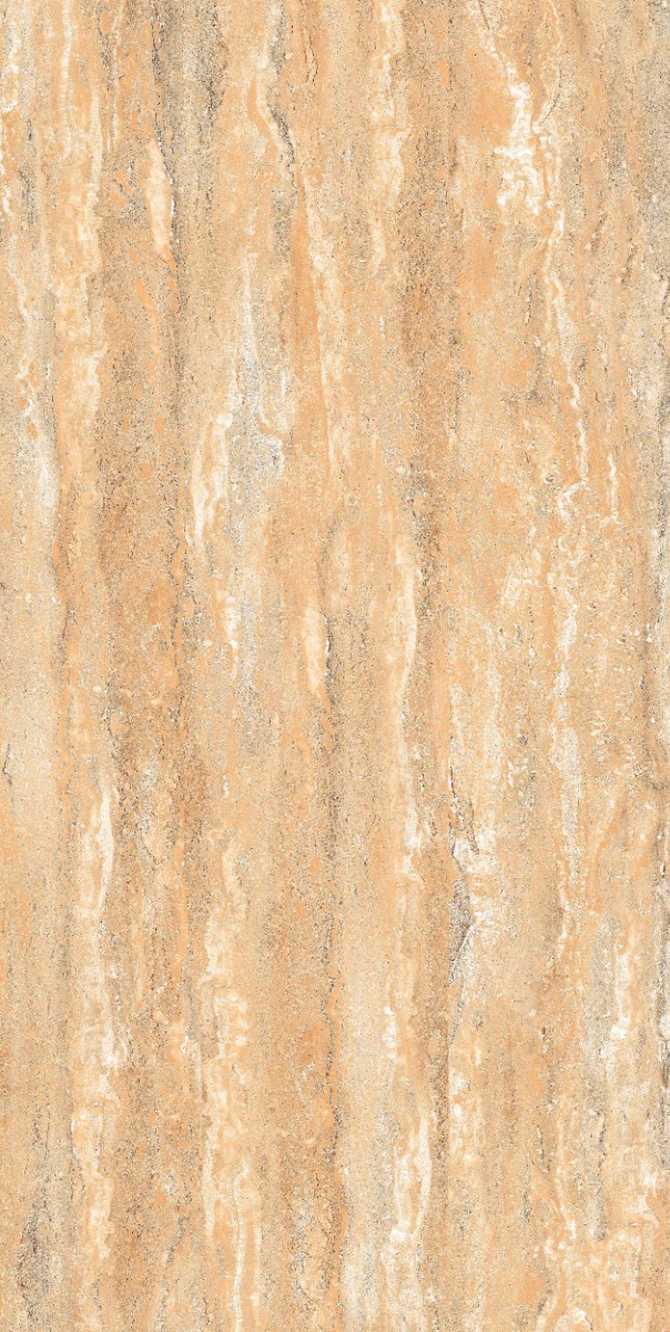 Matte Finish DR Matte Classic Travertine Golden Glazed Vitrified Tiles 600x1200 mm