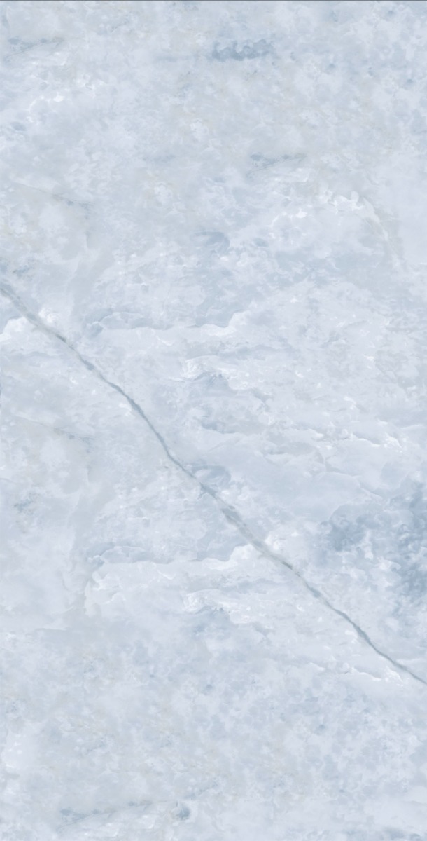 Matte Finish DR Matte Onyx Cloudy Blue Marble Glazed Vitrified Tiles 600x1200 mm