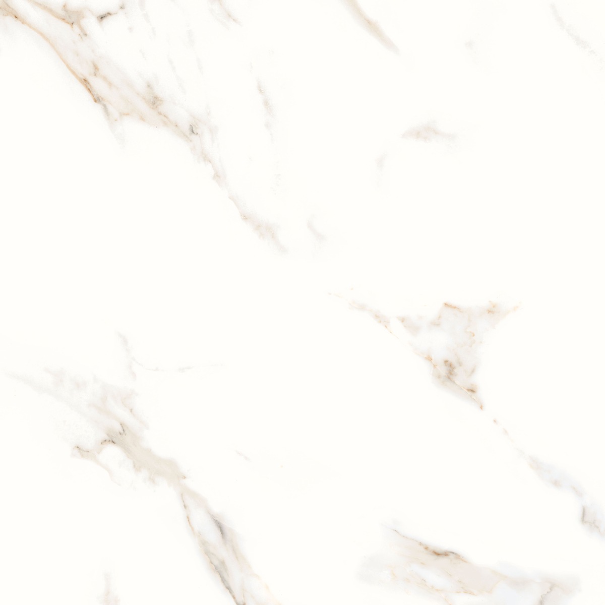 Glossy Finish DR PGVT Makrana Bianco Glazed Vitrified Tiles 600x600 mm