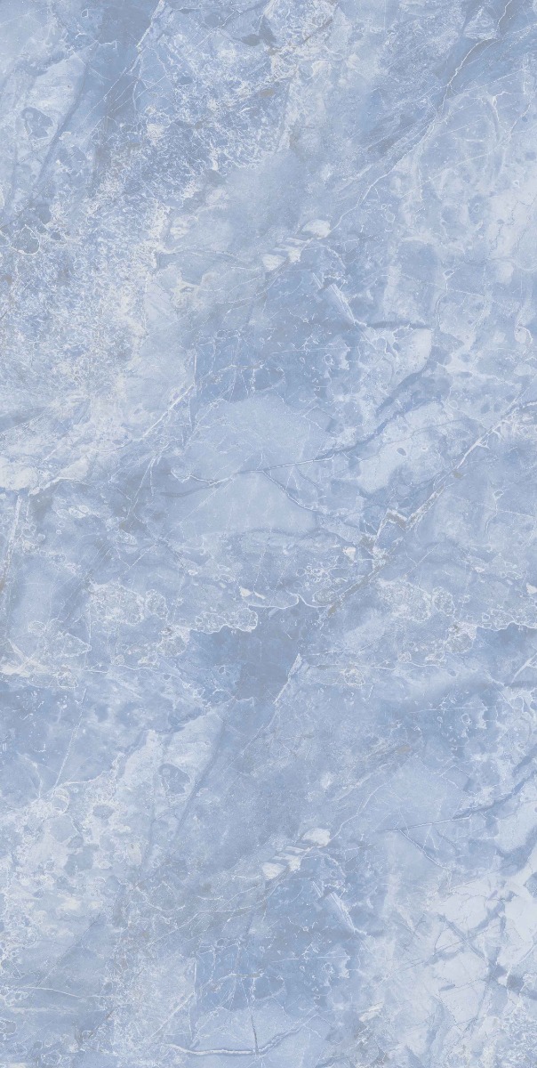 Super Glossy Finish DR Super Gloss Blue Marble Stone LT Glazed Vitrified Tiles 600x1200 mm