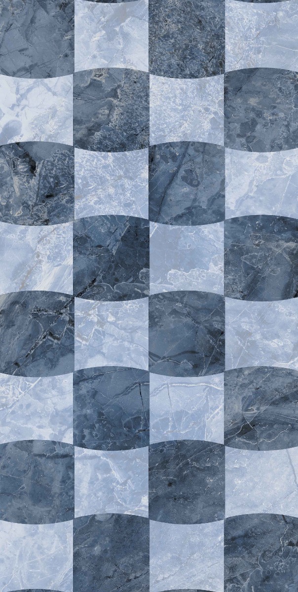 DR Super Gloss Decor Mosaic Blue Stone