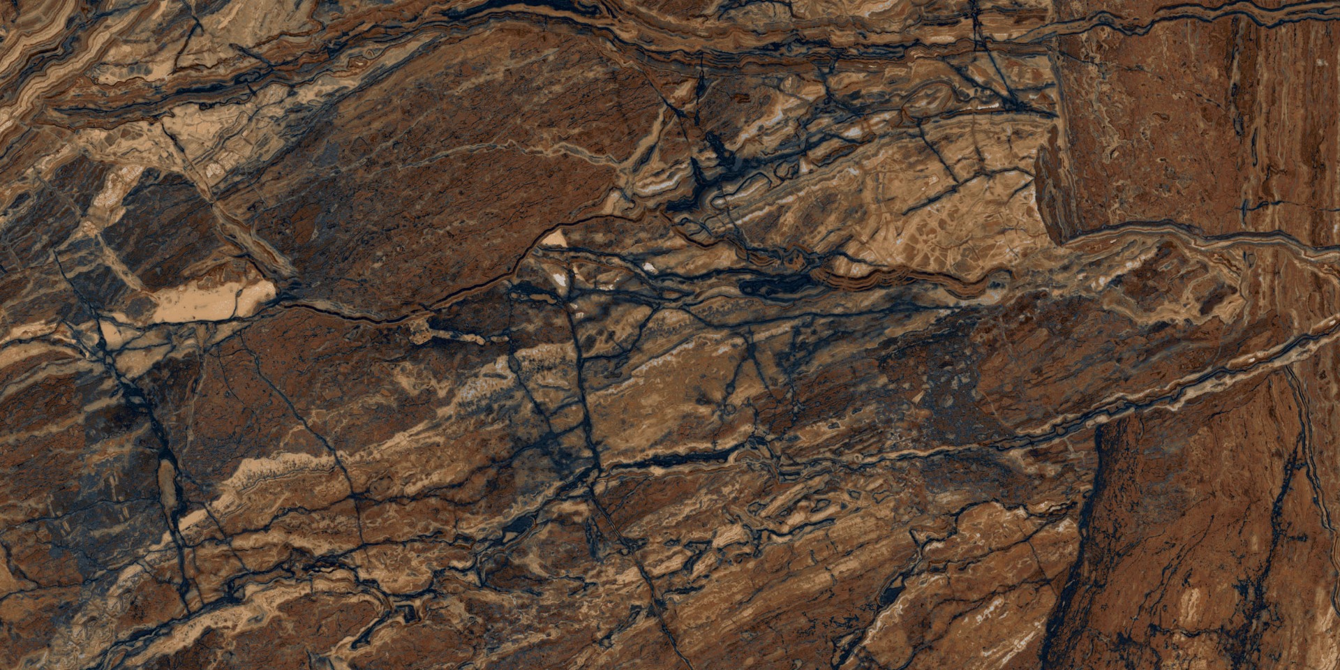 Super Glossy Finish DR Super Gloss Limestone Brown Glazed Vitrified Tiles 600x1200 mm