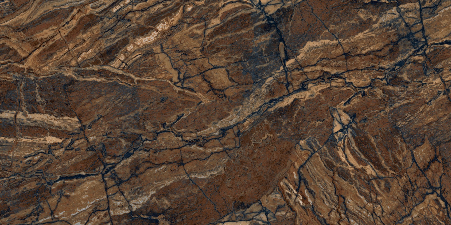 Super Glossy Finish DR Super Gloss Limestone Brown Glazed Vitrified Tiles 600x1200 mm