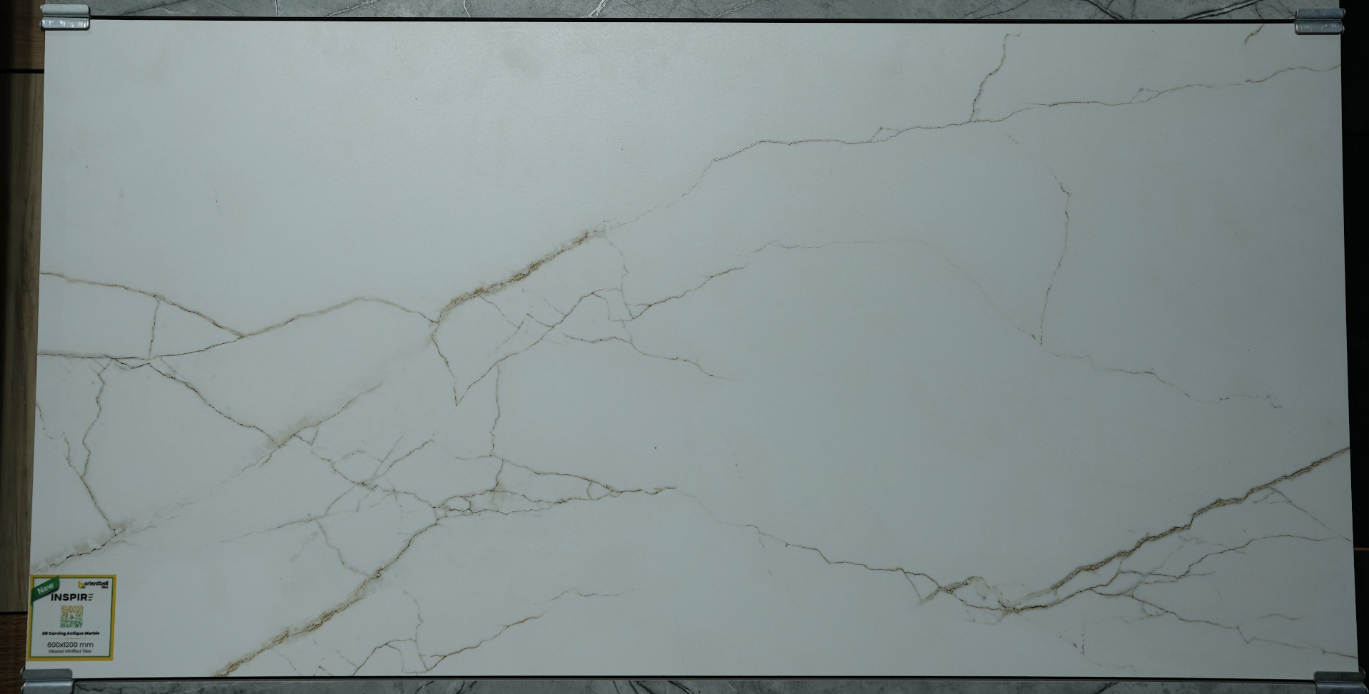 Matte Finish DR Carving Antique Marble Glazed Vitrified Tiles 600x1200 mm