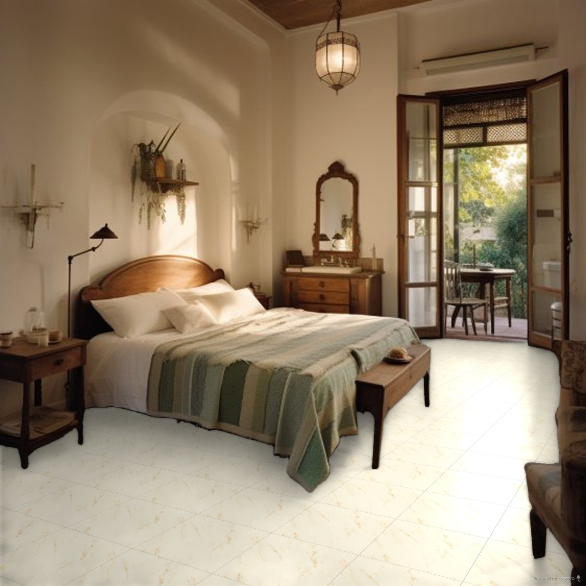 Matte Finish Eros Ceramic tile 395x395 mm