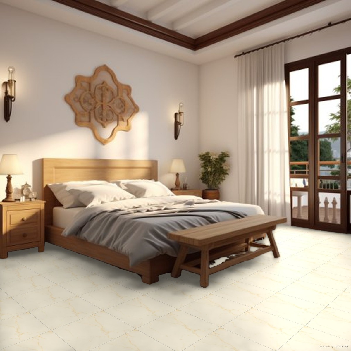 Matte Finish Femina Ceramic tile 395x395 mm