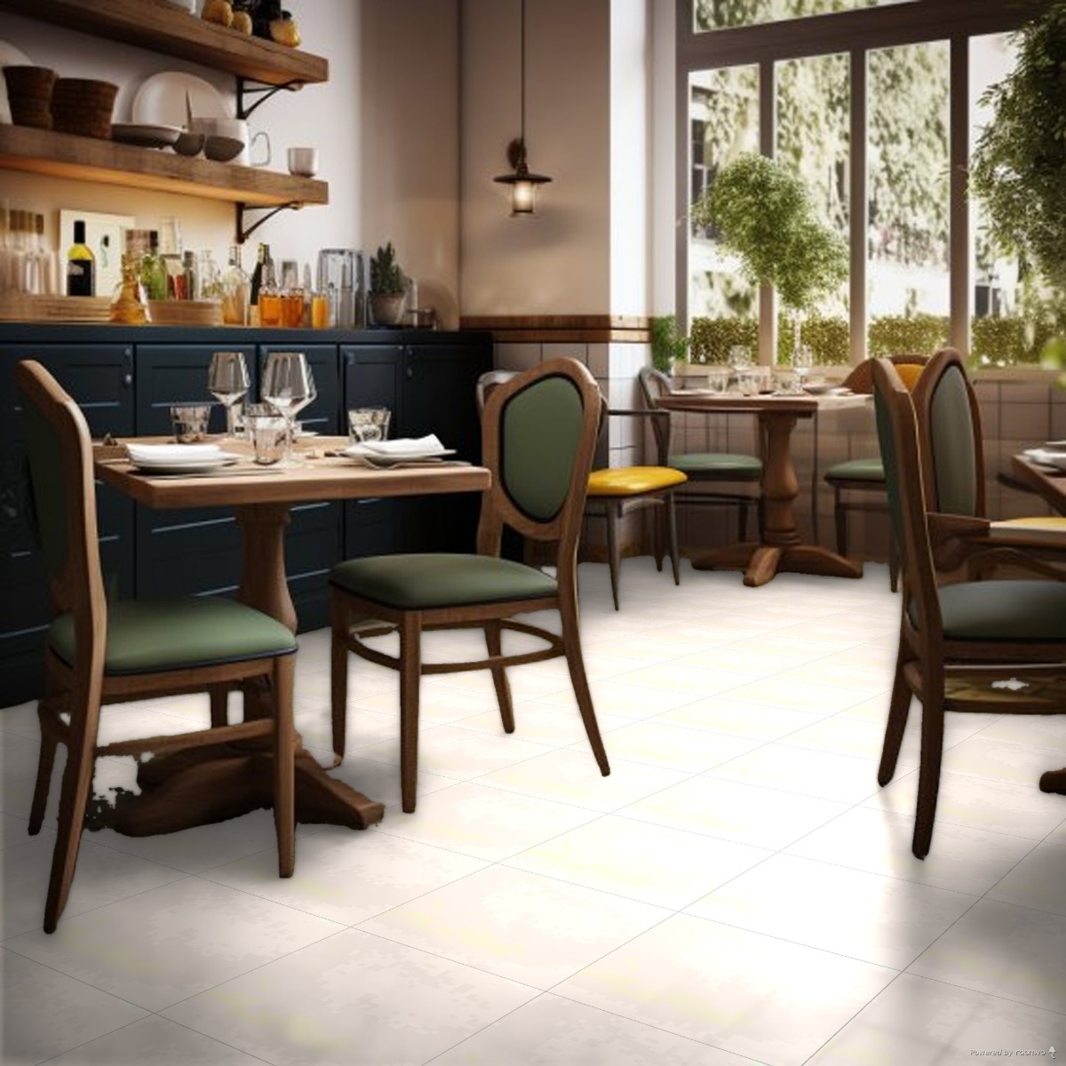 Matte Finish Galaxy Creama Ceramic tile 395x395 mm