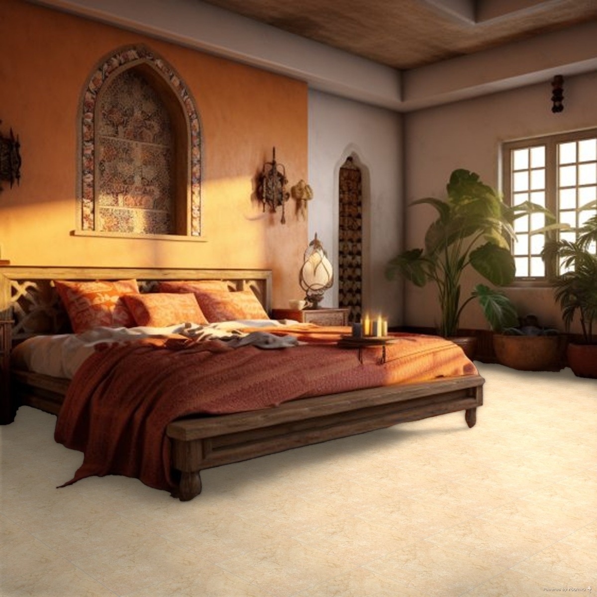 Matte Finish Galicia Sandune Ceramic tile 395x395 mm
