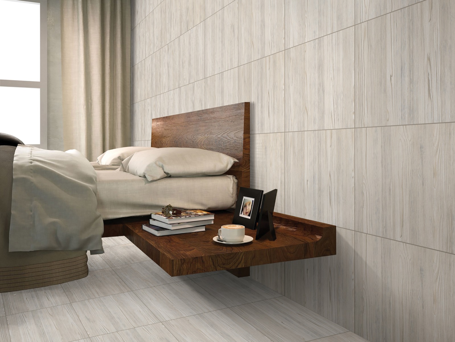 Matte Finish GFT BDF Natural Maple Wood  Ceramic tile 600x600 mm