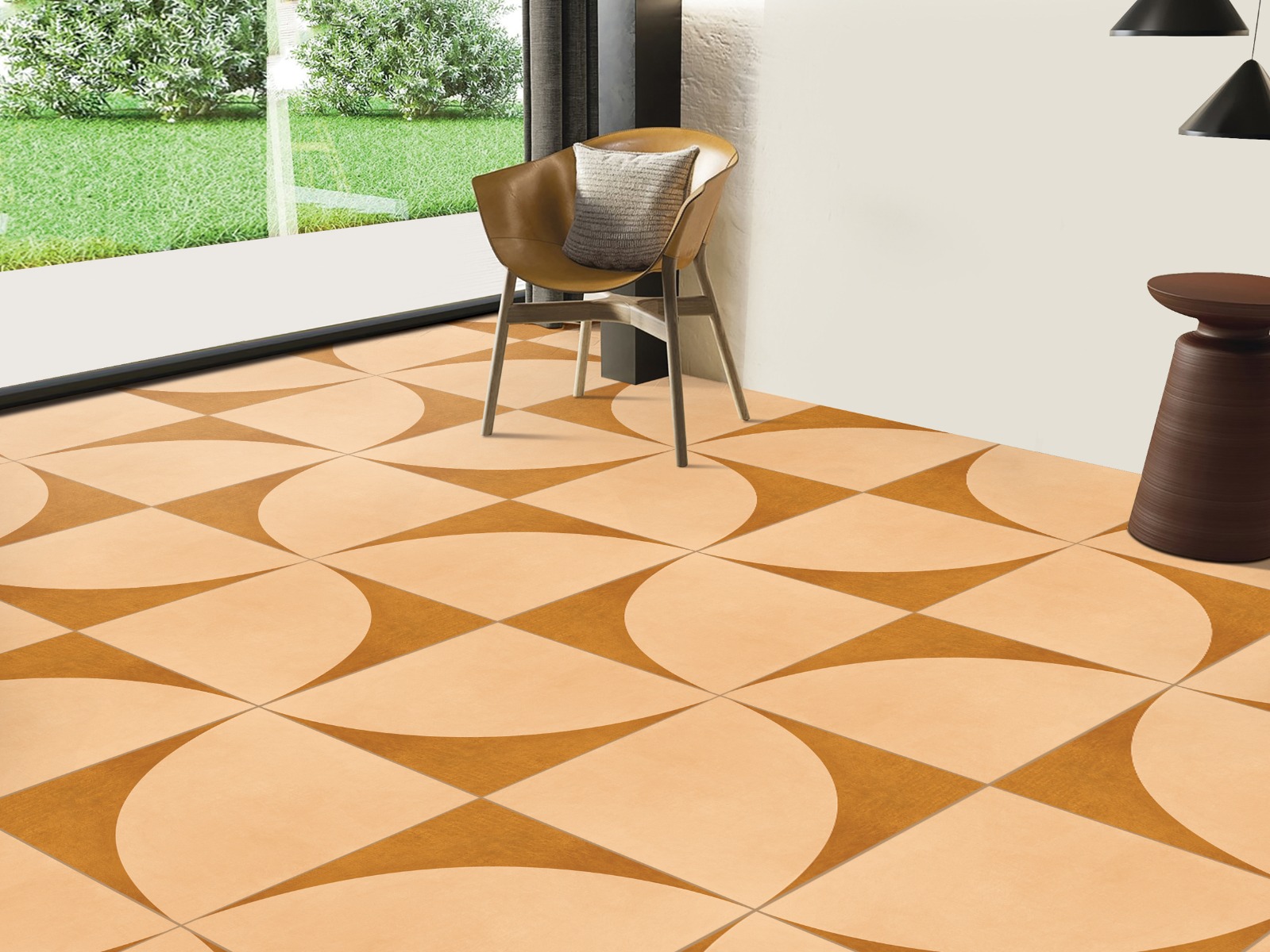 Matte Finish GFT BDF Rustic Arc Jaiselmer  Ceramic tile 600x600 mm
