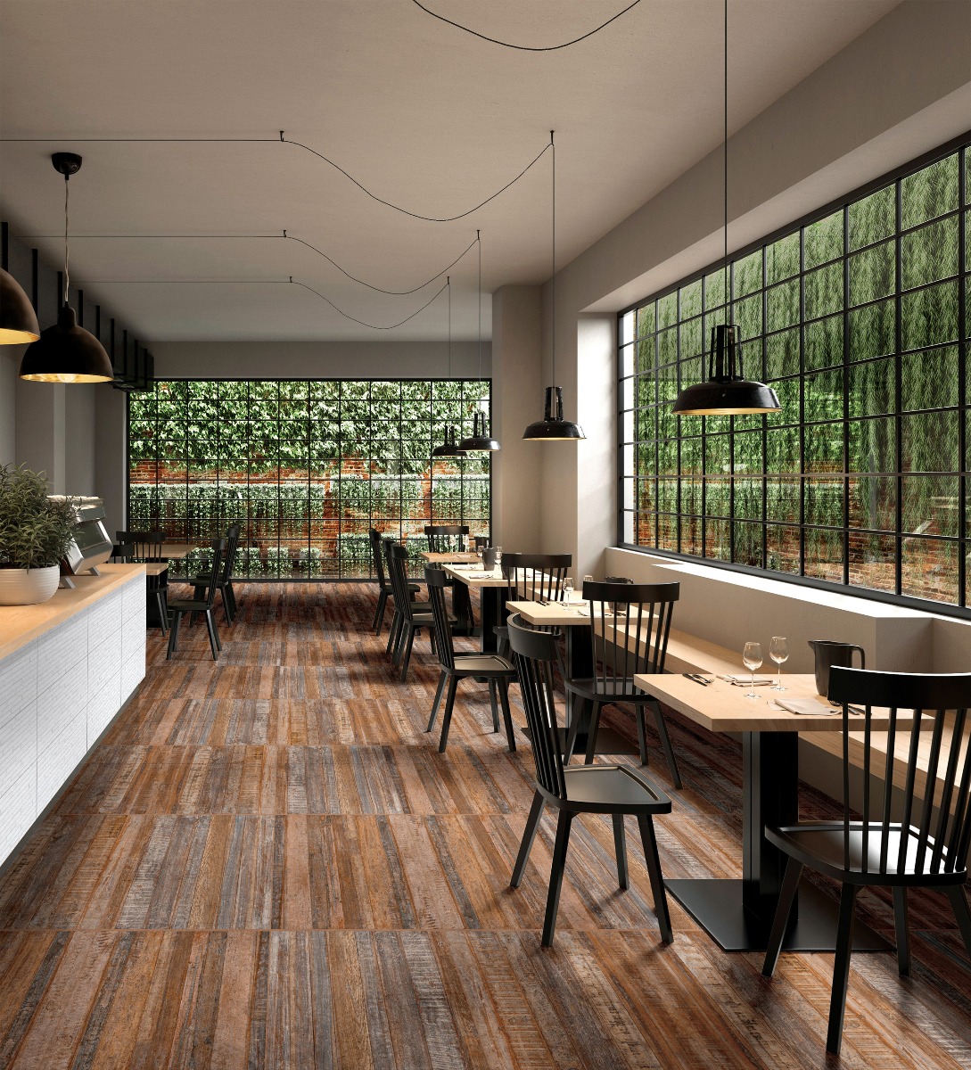 Matte Finish GFT BDF Strip Wood Beige  Ceramic tile 600x600 mm
