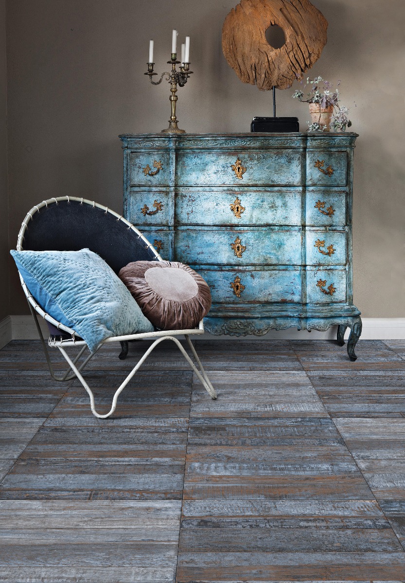 Matte Finish GFT BDF Strip Wood Grey  Ceramic tile 600x600 mm