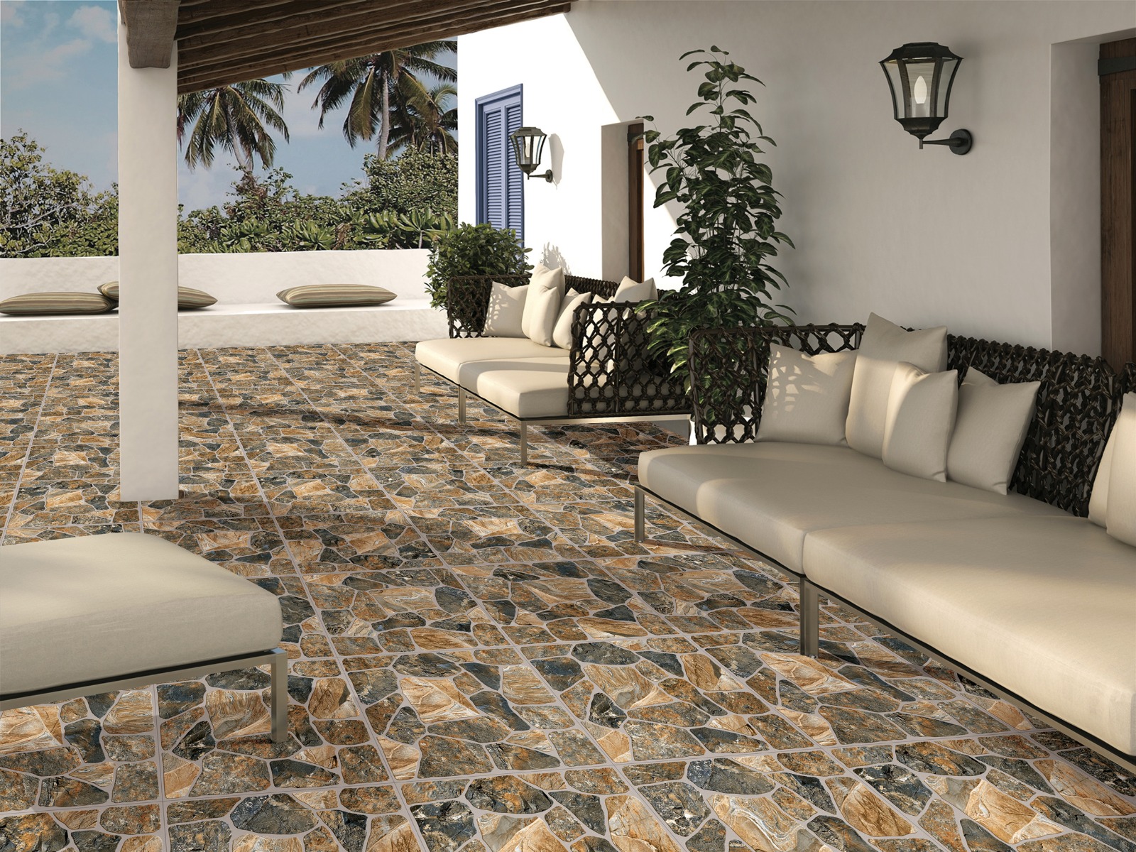 Matte Finish  GFT ODP Urban Rock FT    Ceramic tile 600x600 mm