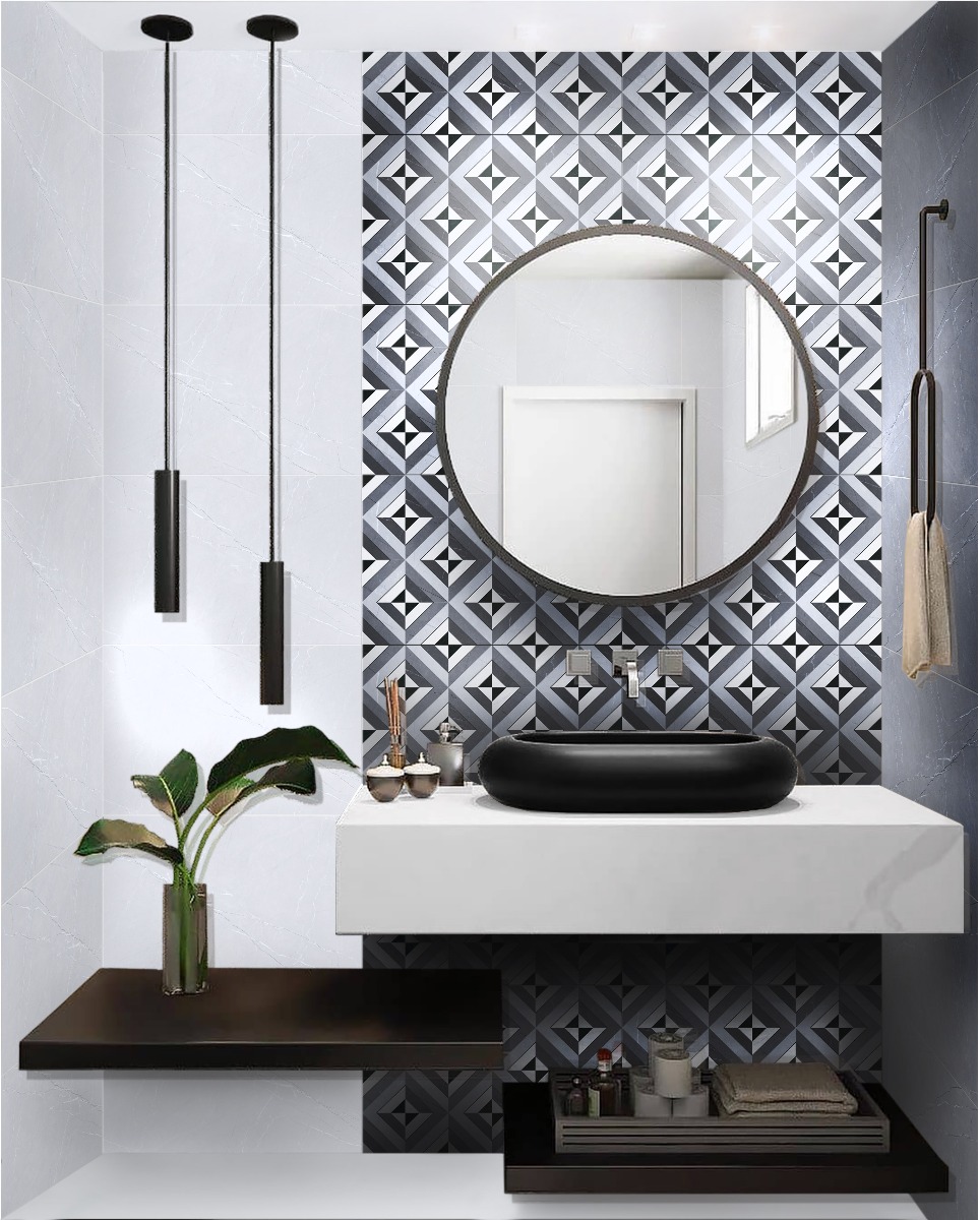 Glossy Finish GFT SPB Pulpis Grey Lt Ceramic tile 300x450 mm