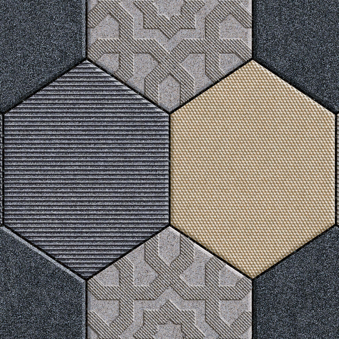 Black Tiles for Automotive Tiles