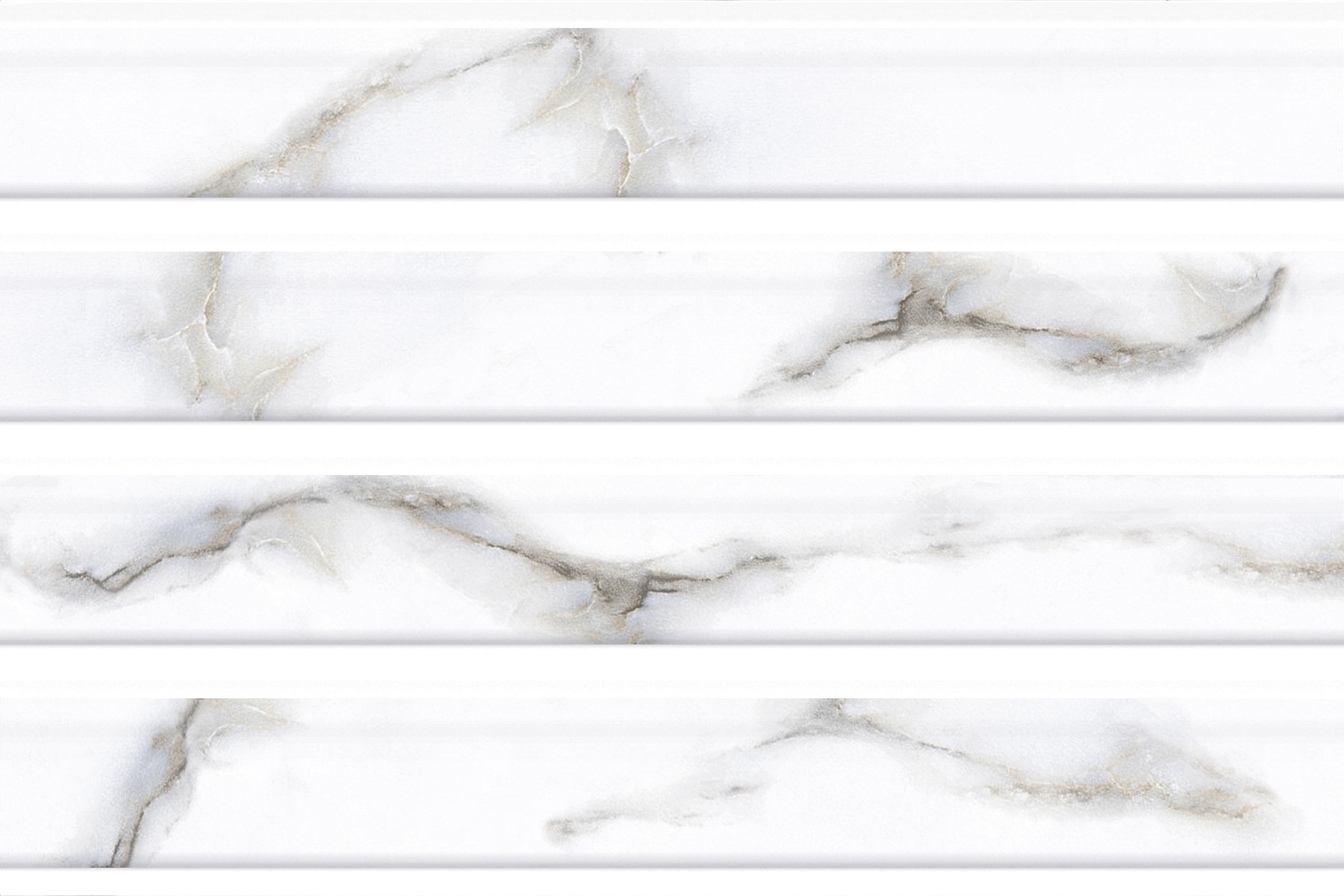 HHG Statuario Strips White HL