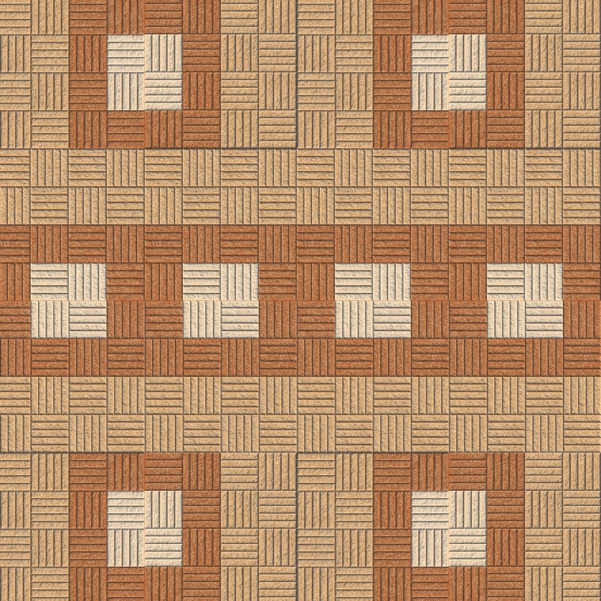 Matte Finish HP Basket Weave Square Beige  Ceramic tile 300x300 mm